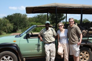 Jared & Erika on Safari 